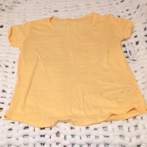 Women's Yellow Top NWT